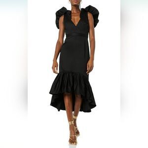 Making the Cut Season 3 Episode 1 Winning Look Sienna Ruffle High-Low Dress